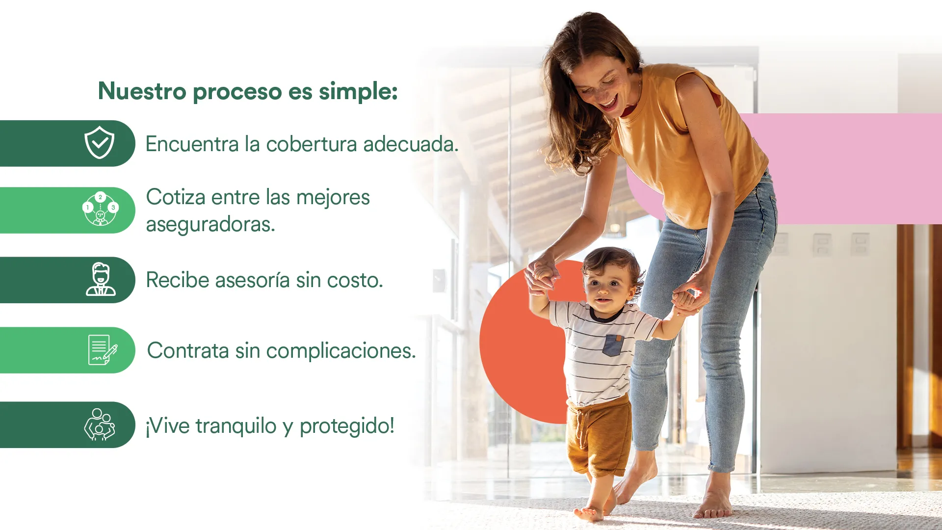 Proceso para adquirir un seguro personal